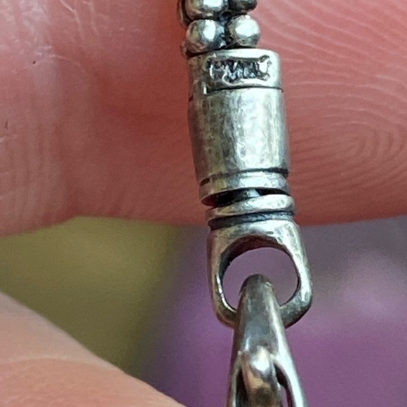 Lagos Silver/Gold Luna 925 Caviar Pearls Necklace 18"L - Picture 8 of 8